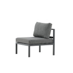 Paris Prix Module Canapé De Jardin "Copacabana" 74cm Noir