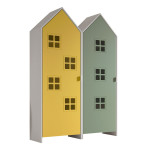 paris prix Pack - 2 Armoires Enfant "Casami Bruges" 171cm Jaune & Vert