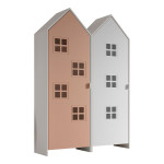 paris prix Pack - 2 Armoires Enfant "Casami Bruges" 171cm Rose & Blanc
