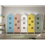 Paris Prix Pack - 4 Armoires Enfant "Casami Bruges" 171cm Multicolore