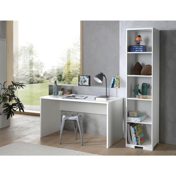 Paris Prix Pack - Bureau Enfant & Bibliothèque "London" Blanc