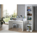 paris prix Pack - Bureau Enfant & Bibliothèque "London" Blanc