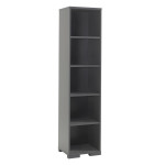 Paris Prix Pack - Bureau Enfant & Bibliothèque "London" Gris Anthracite