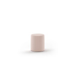 Paris Prix Pack - Lit Adulte & 2 Poufs Bouclés "Moon" 140x200cm Rose