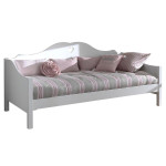 Paris Prix Pack - Lit Banquette Enfant & Sommier "Amori" 90x200cm Blanc