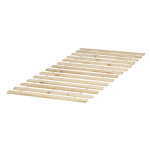 Paris Prix Pack - Lit Cabane Enfant Sommier & 4 Rideaux "Charlotte" 90x200cm Blanc