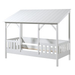 Paris Prix Pack - Lit Cabane Enfant & Tiroir "Housebed III" 90x200cm Blanc