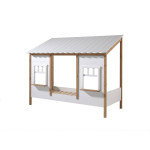 Paris Prix Pack - Lit Cabane Enfant & Tiroir "Housebed IV" 90x200cm Blanc