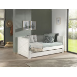 Paris Prix Pack - Lit Capitaine Amovible Enfant & Tiroir "Pino" 90x200cm Blanc