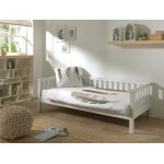 Paris Prix Pack - Lit Capitaine Enfant & Tiroir "Fritz" 90x200cm Blanc