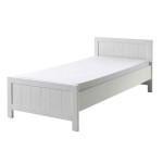 Paris Prix Pack - Lit Enfant Chevet & Armoire "Erik" Blanc