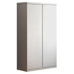 Paris Prix Pack - Lit Enfant Chevet & Armoire "Lara" 90x200cm Blanc