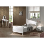 paris prix Pack - Lit Enfant Chevet & Coiffeuse "Billy" 90x200cm Blanc