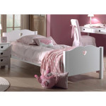 paris prix Pack - Lit Enfant & Sommier "Amori" 90x200cm Blanc