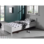 Paris Prix Pack - Lit Enfant & Sommier "Erik" 90x200cm Blanc