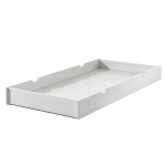 Paris Prix Pack - Lit Enfant Sommier & Tiroir "Erik" 90x200cm Blanc