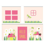 Paris Prix Pack - Lit Enfant Surélevé Tente 3 Pochettes & Tunnel "Pino Spring" Naturel