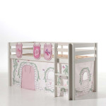 Paris Prix Pack - Lit Enfant Tente & 3 Pochettes "Pino Birdy" Blanc