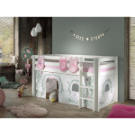 Paris Prix Pack - Lit Enfant Tente & 3 Pochettes "Pino Birdy" Blanc