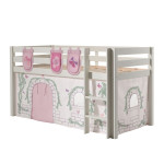 paris prix Pack - Lit Enfant Tente & 3 Pochettes "Pino Birdy" Blanc