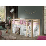Paris Prix Pack - Lit Enfant Tente & 3 Pochettes "Pino Birdy" Naturel