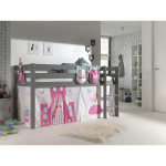Paris Prix Pack - Lit Enfant Tente & 3 Pochettes "Pino Princesse" Gris