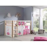 Paris Prix Pack - Lit Enfant Tente & 3 Pochettes "Pino Princesse" Naturel
