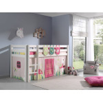 Paris Prix Pack - Lit Enfant Tente & 3 Pochettes "Pino Spring" Blanc