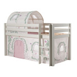 paris prix Pack - Lit Enfant Tente & Tunnel "Pino Birdy" Blanc