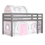 paris prix Pack - Lit Enfant Tente & Tunnel "Pino Birdy" Gris