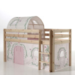 Paris Prix Pack - Lit Enfant Tente & Tunnel "Pino Birdy" Naturel