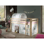 Paris Prix Pack - Lit Enfant Tente & Tunnel "Pino Birdy" Naturel