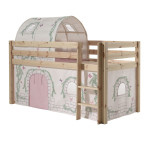 paris prix Pack - Lit Enfant Tente & Tunnel "Pino Birdy" Naturel