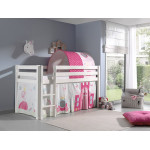 Paris Prix Pack - Lit Enfant Tente & Tunnel "Pino Princesse" Blanc