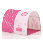 Paris Prix Pack - Lit Enfant Tente & Tunnel "Pino Princesse" Naturel