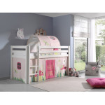 Paris Prix Pack - Lit Enfant Tente & Tunnel "Pino Spring" Blanc