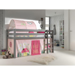 Paris Prix Pack - Lit Enfant Tente & Tunnel "Pino Spring" Gris