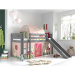 Paris Prix Pack - Lit Enfant Tente & Tunnel "Pino Spring" Gris
