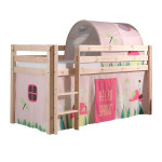 paris prix Pack - Lit Enfant Tente & Tunnel "Pino Spring" Naturel