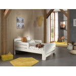 Paris Prix Pack - Lit Évolutif & Matelas Enfant "Jumper" 90x140cm Blanc