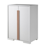 Paris Prix Pack - Lit Mezzanine Enfant & Armoire & Bureau "London" Blanc