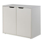 Paris Prix Pack - Lit Mezzanine Enfant Commode & Fauteuil-Lit "Pino" Blanc