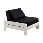 Paris Prix Pack - Lit Mezzanine Enfant & Fauteuil-Lit "Pino" Blanc