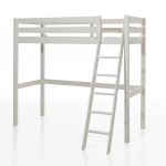 Paris Prix Pack - Lit Mezzanine & Fauteuil-Lit "Pino" Blanc