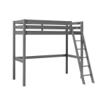 Paris Prix Pack - Lit Mezzanine & Fauteuil-Lit "Pino" Gris