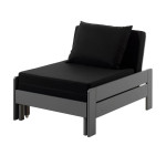 Paris Prix Pack - Lit Mezzanine & Fauteuil-Lit "Pino" Gris