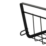 Paris Prix Panier à Suspendre En Métal "Dressing" 51cm Noir