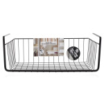 Paris Prix Panier De Rangement Suspendu "Filaire" 40cm Noir