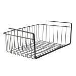 paris prix Panier de Rangement Suspendu "Filaire" 40cm Noir