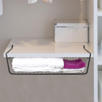 Paris Prix Panier De Rangement Suspendu "Filaire" 56cm Noir